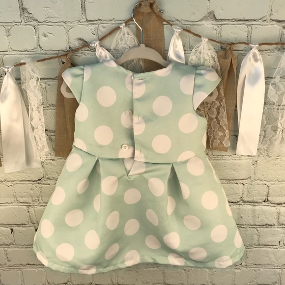 NWT Wendy Bellissimo dress mint 2 piece 9 mo - Picture 4 of 6